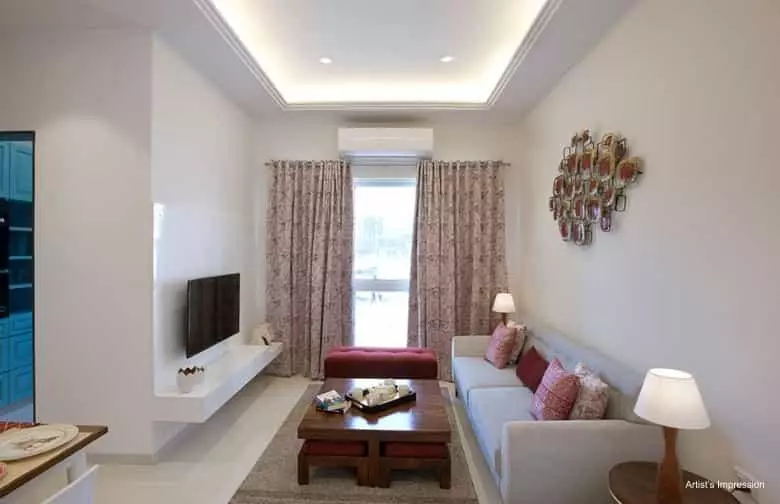 Sheth Zuri Thane Living Area